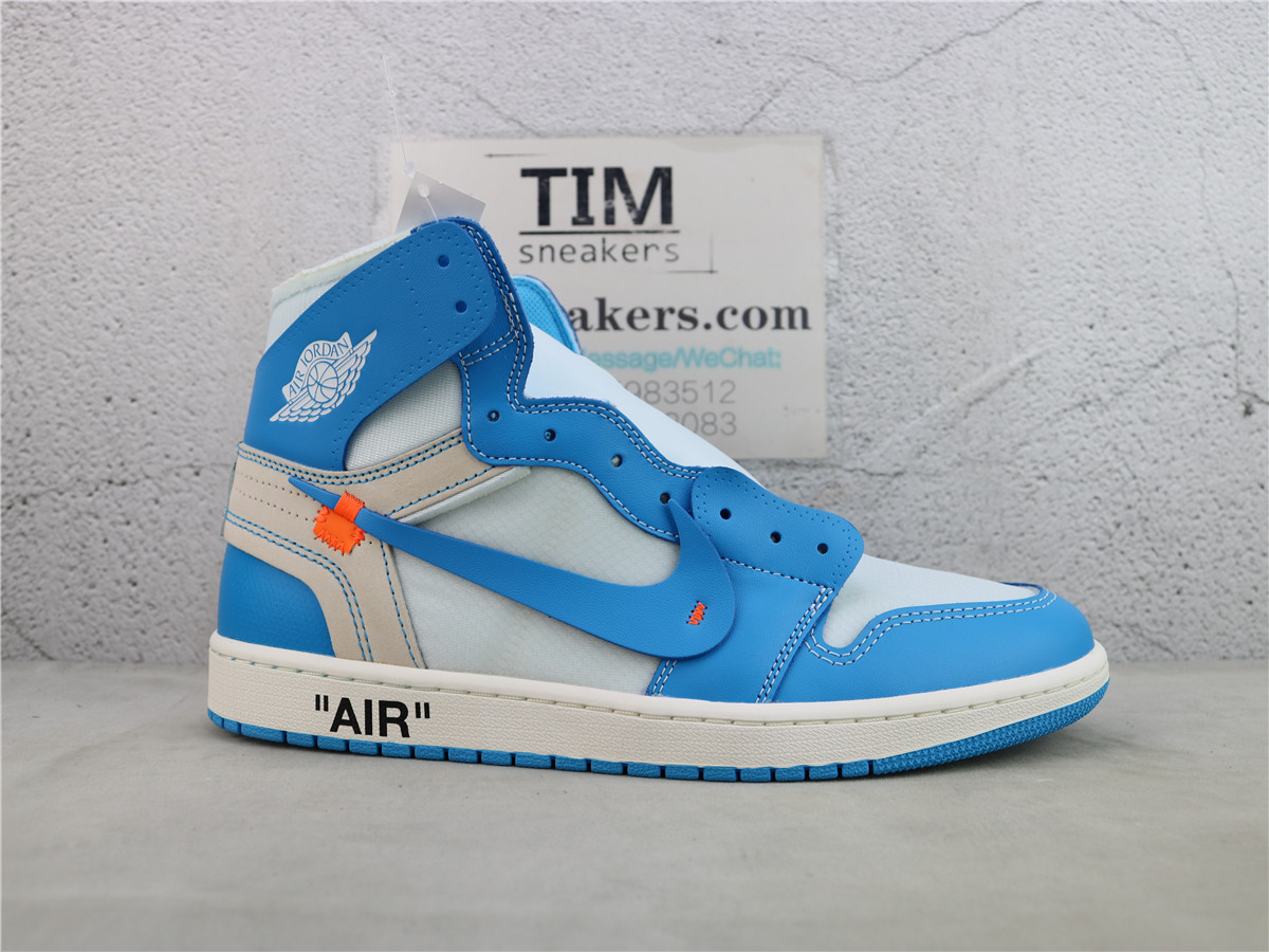 OG Batch Jordan 1 Retro High Off-White University Blue AQ0818-148